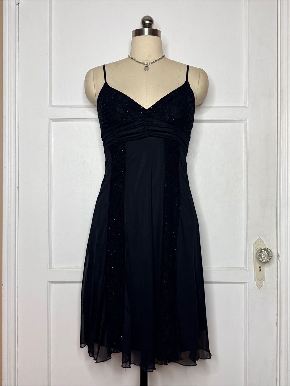 Forever 21 black midi dress